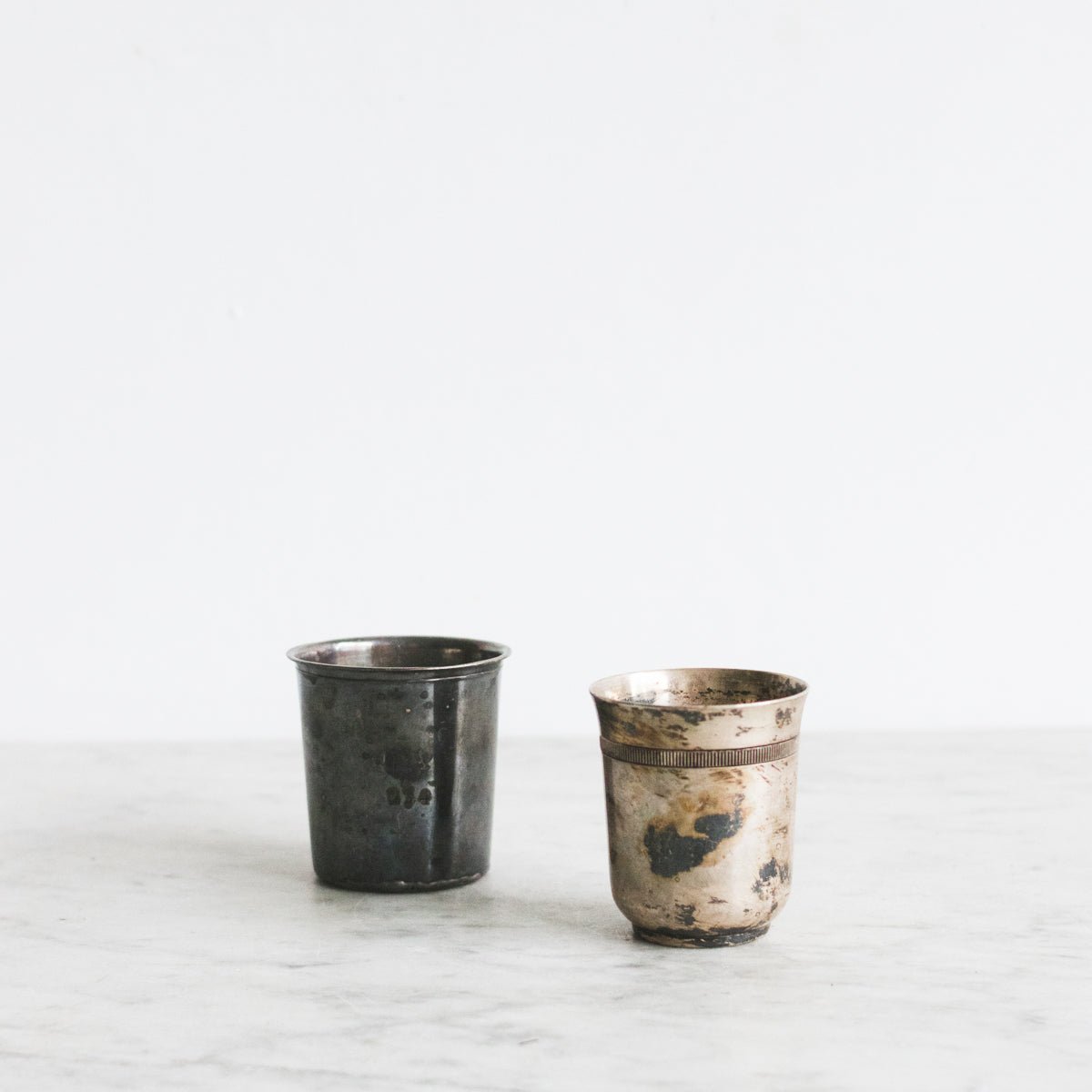 Pair of Silver Christening Cups - elsie green - the french kitchen