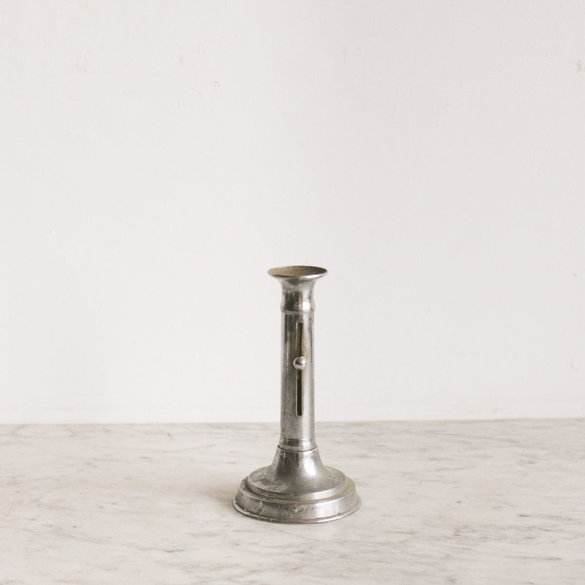 Pair of Silver Push Up Candlesticks - elsie green - decor