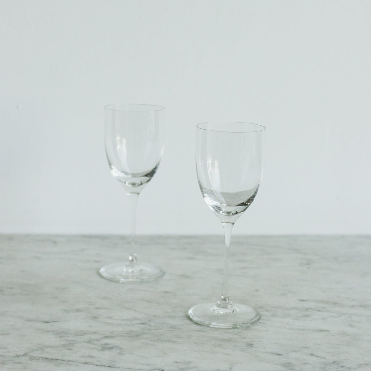 Pair of St. Louis Crystal Wine Glasses - elsie green - the french kitchen