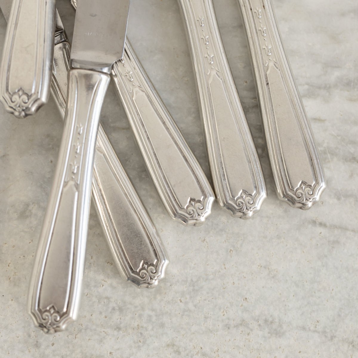 Pair of Sterling Dinner Knives | The Patrick Orbe Collection - elsie green - the french kitchen