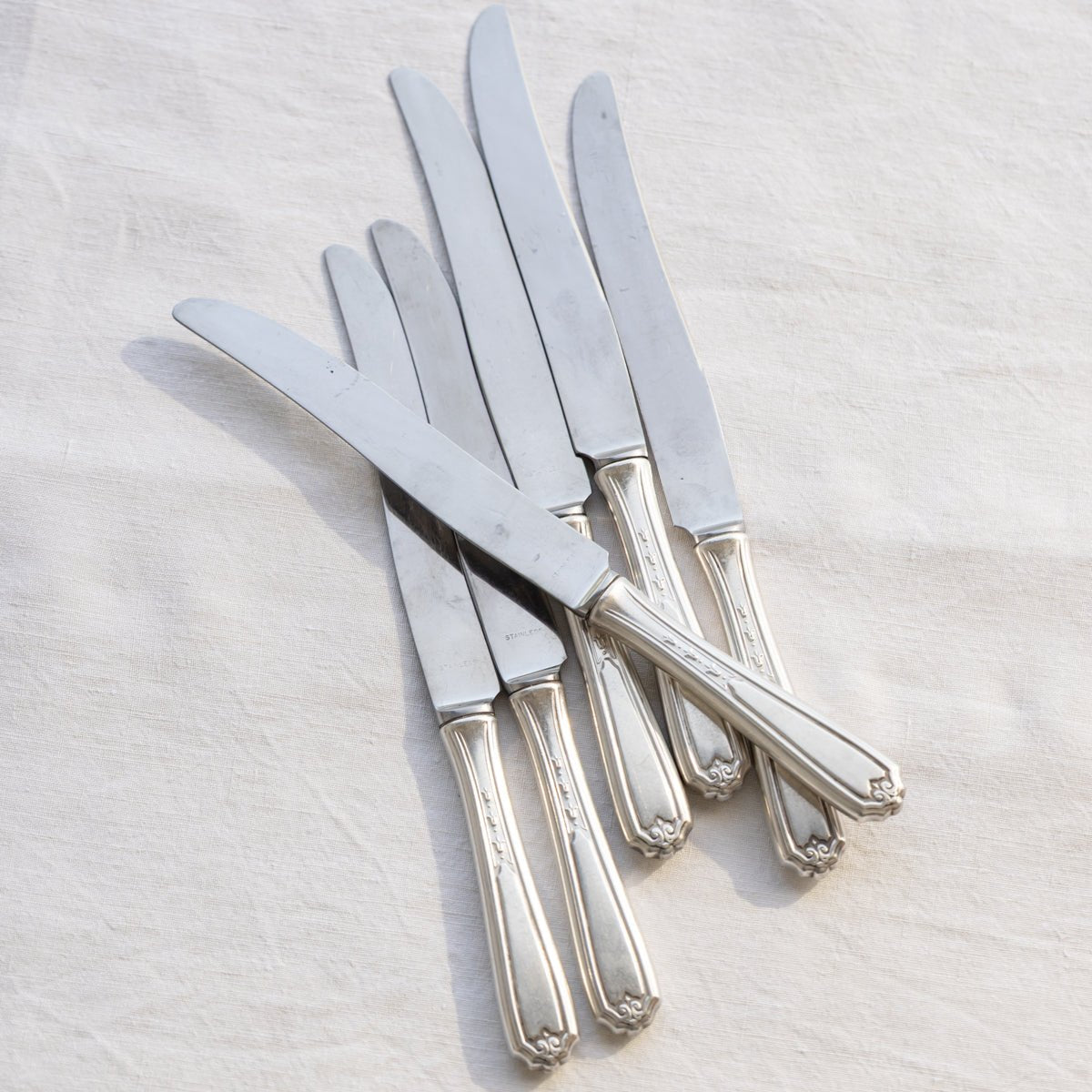 Pair of Sterling Dinner Knives | The Patrick Orbe Collection - elsie green - the french kitchen