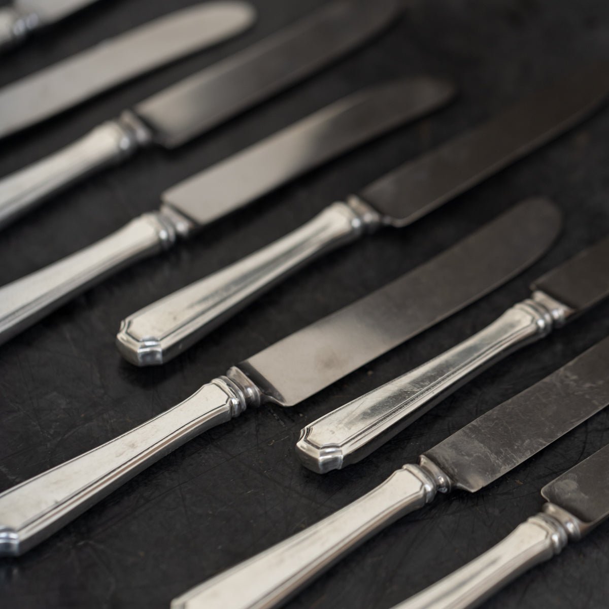 Pair of Sterling Dinner Knives | The Patrick Orbe Collection - elsie green - the french kitchen