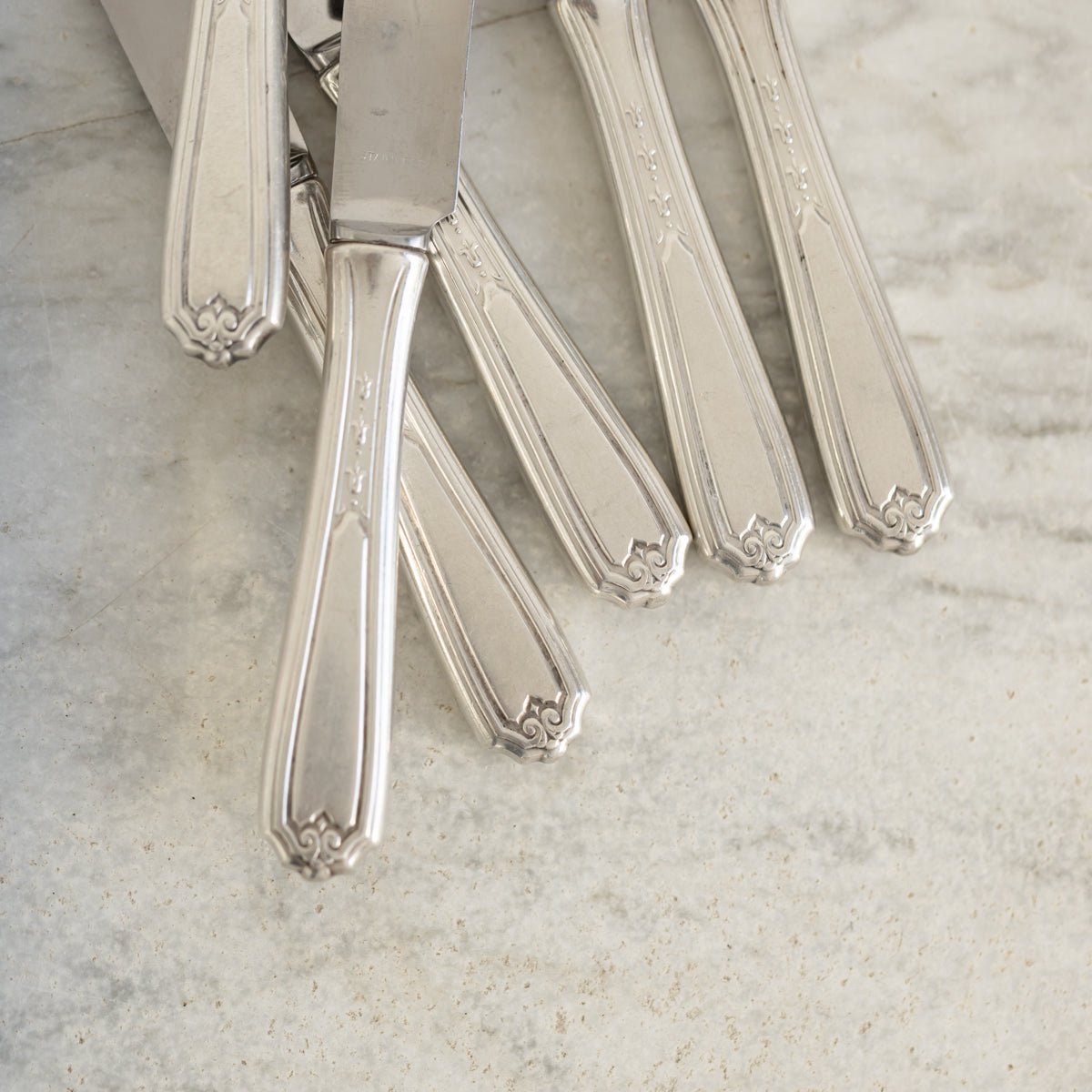 Pair of Sterling Dinner Knives | The Patrick Orbe Collection - elsie green - the french kitchen