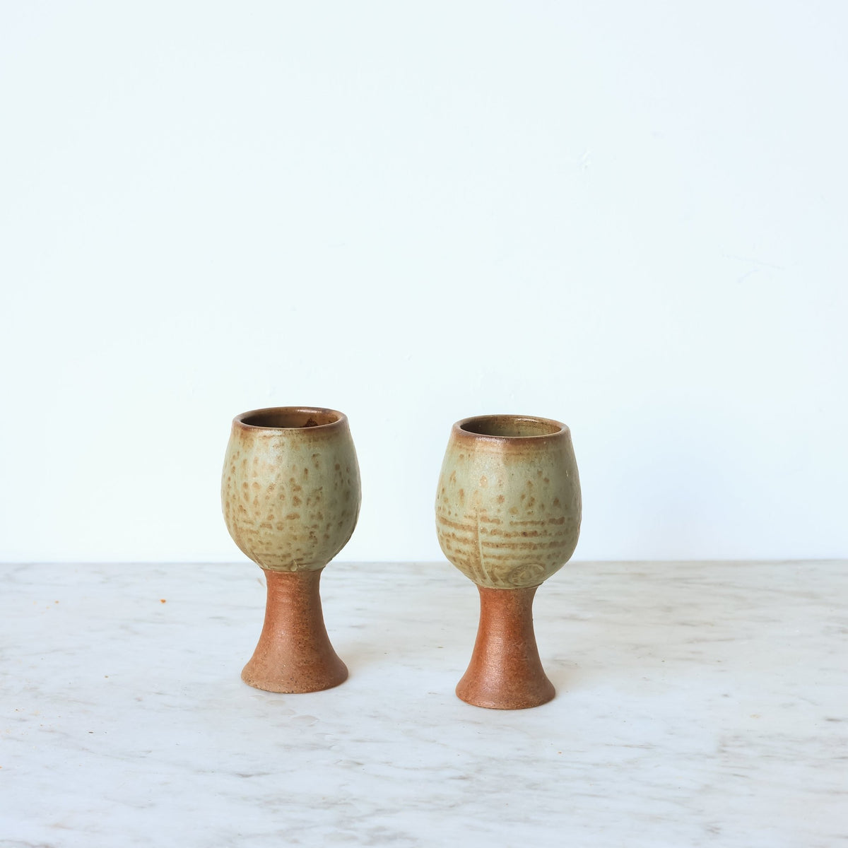 Pair of Stoneware Tumblers - elsie green - the french kitchen