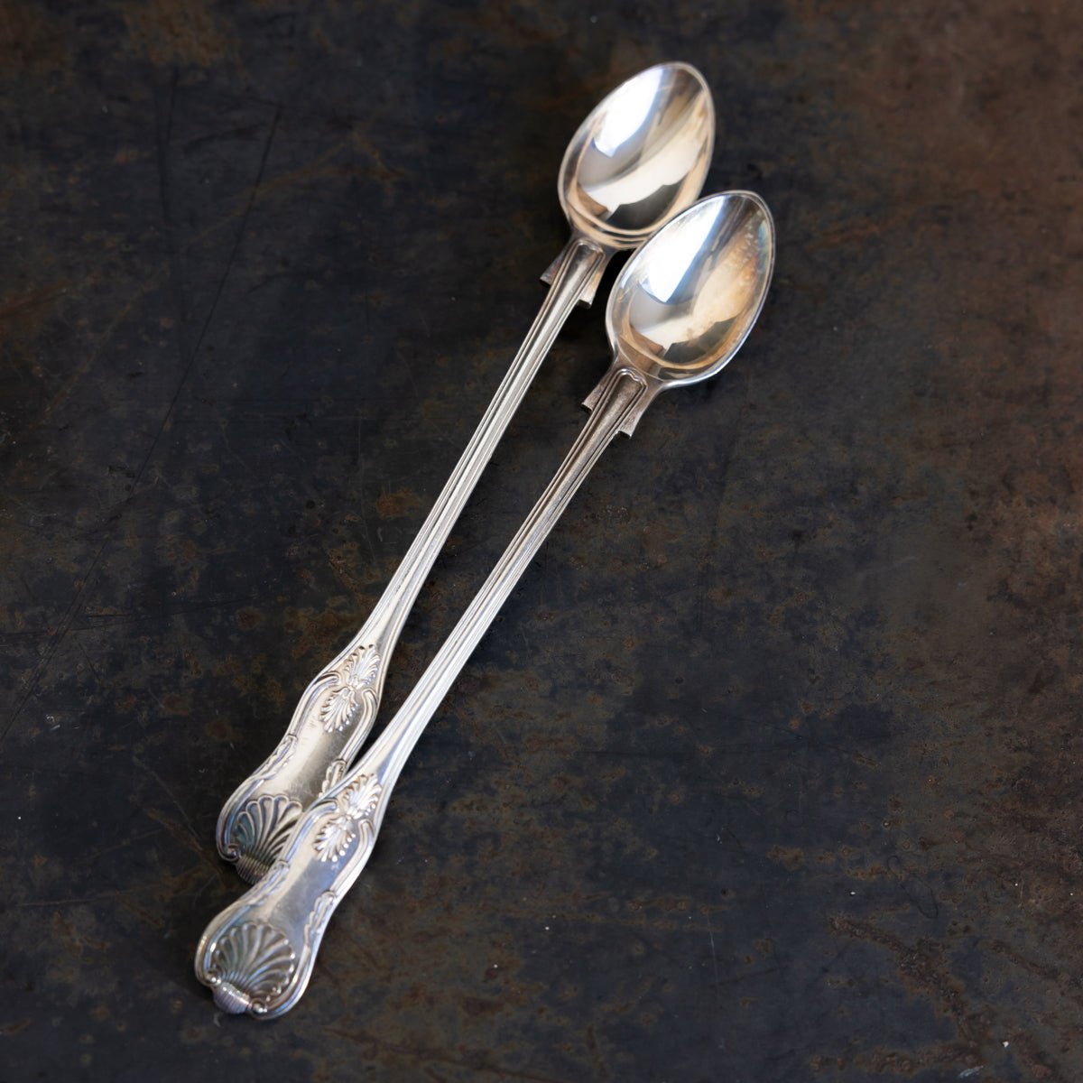 Pair of Unity Silver Iced Tea Spoon | The Patrick Orbe Collection - elsie green - the french kitchen