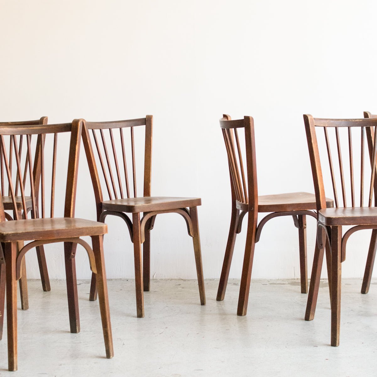 Pair of Vintage Bistrot Chairs - elsie green - Custom Furniture
