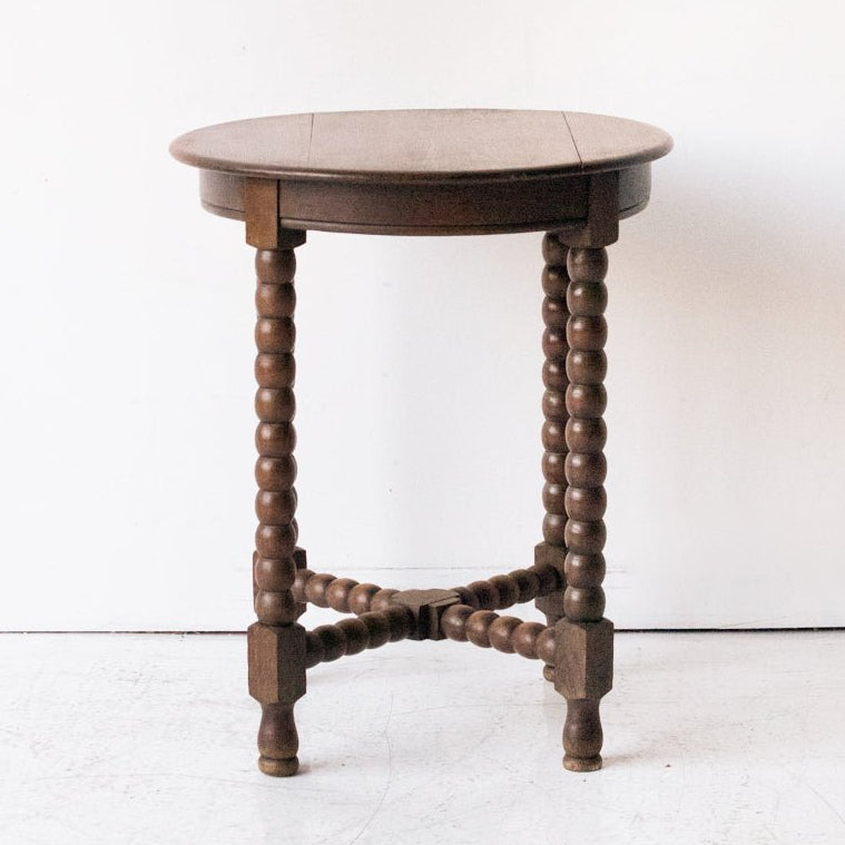 Pair of Vintage Spindle Bedside Tables - elsie green - furniture