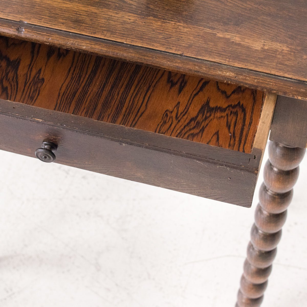 Pair of Vintage Spindle Bedside Tables - elsie green - furniture