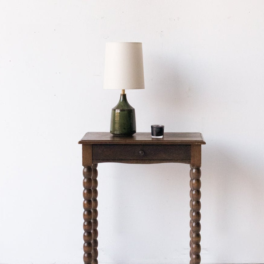 Pair of Vintage Spindle Bedside Tables - elsie green - furniture