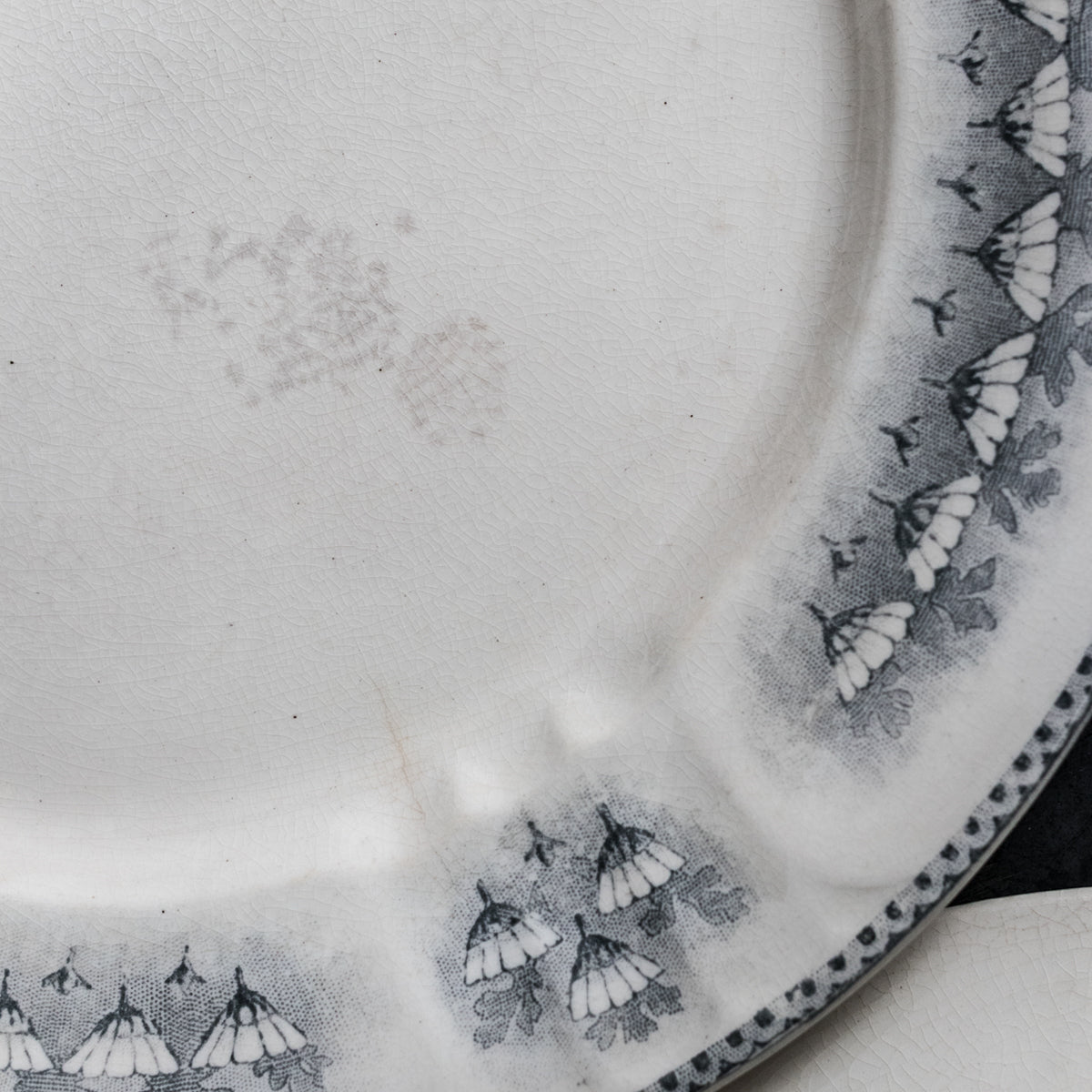 Paquerettes Transferware Platter and Serving Bowl - elsie green - the french kitchen