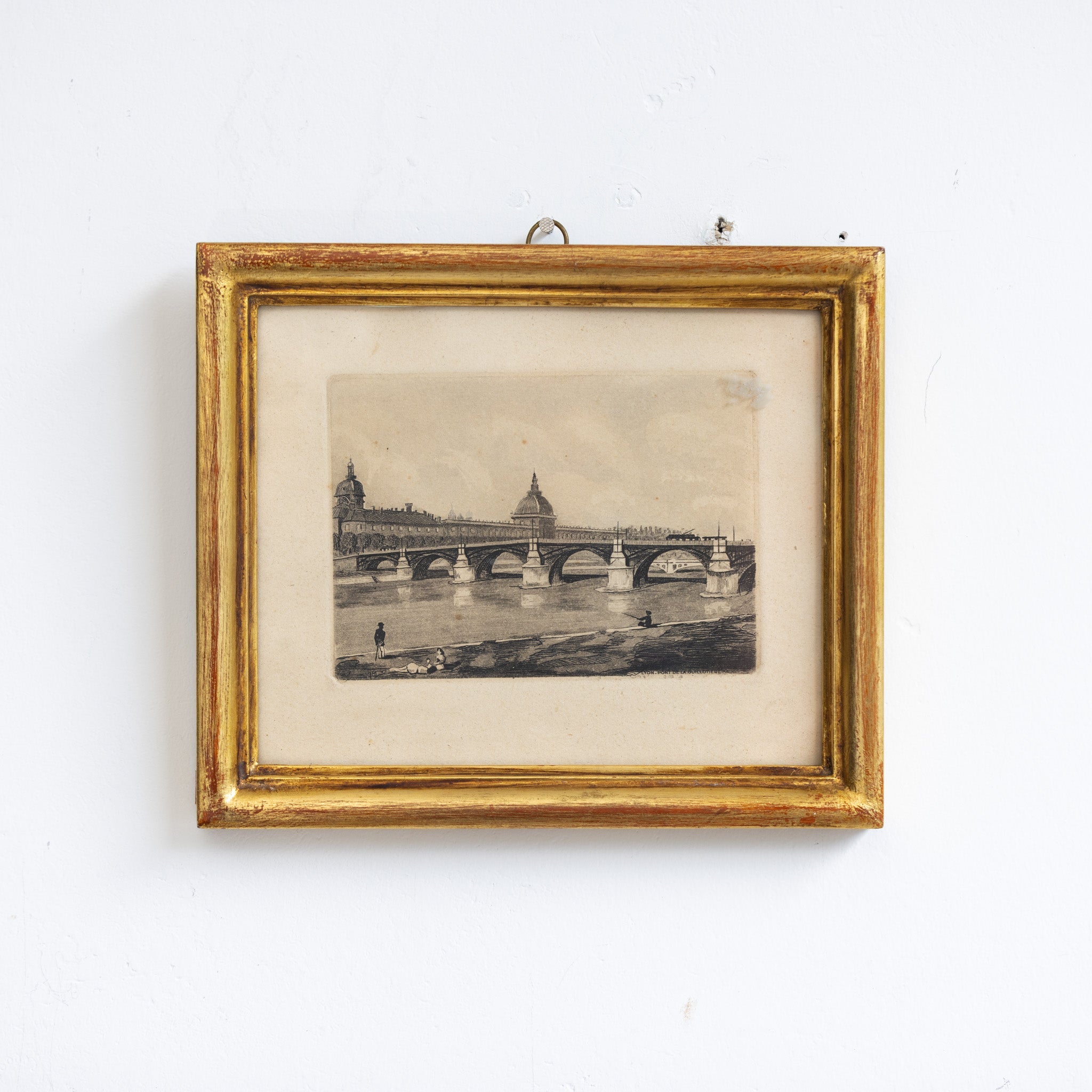 Paris la Conciergerie Etching - elsie green - art