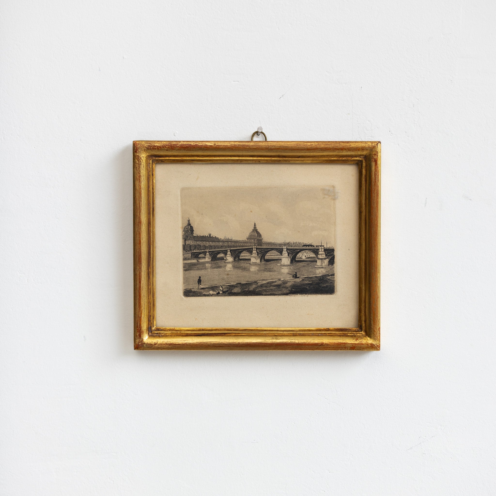 Paris la Conciergerie Etching - elsie green - art