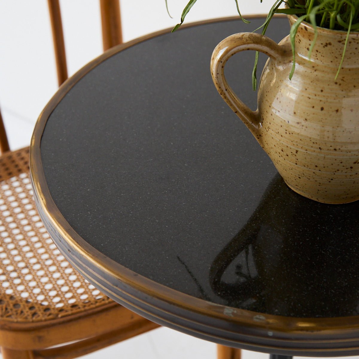 Parisian Marble Bistro Table - elsie green - furniture