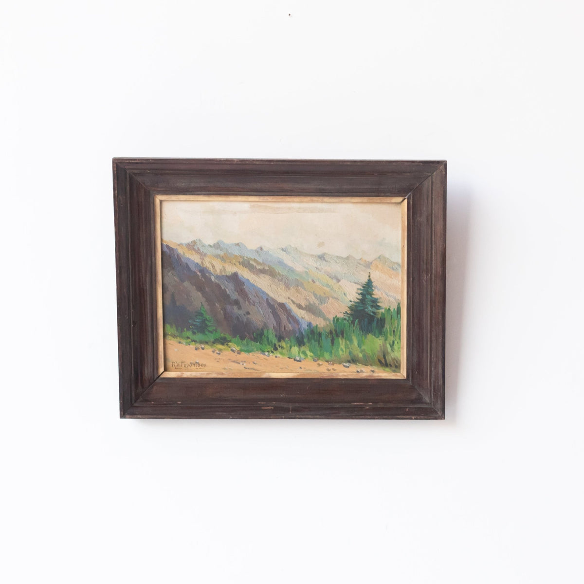 Paysage des Alpes Oil Painting - elsie green - art