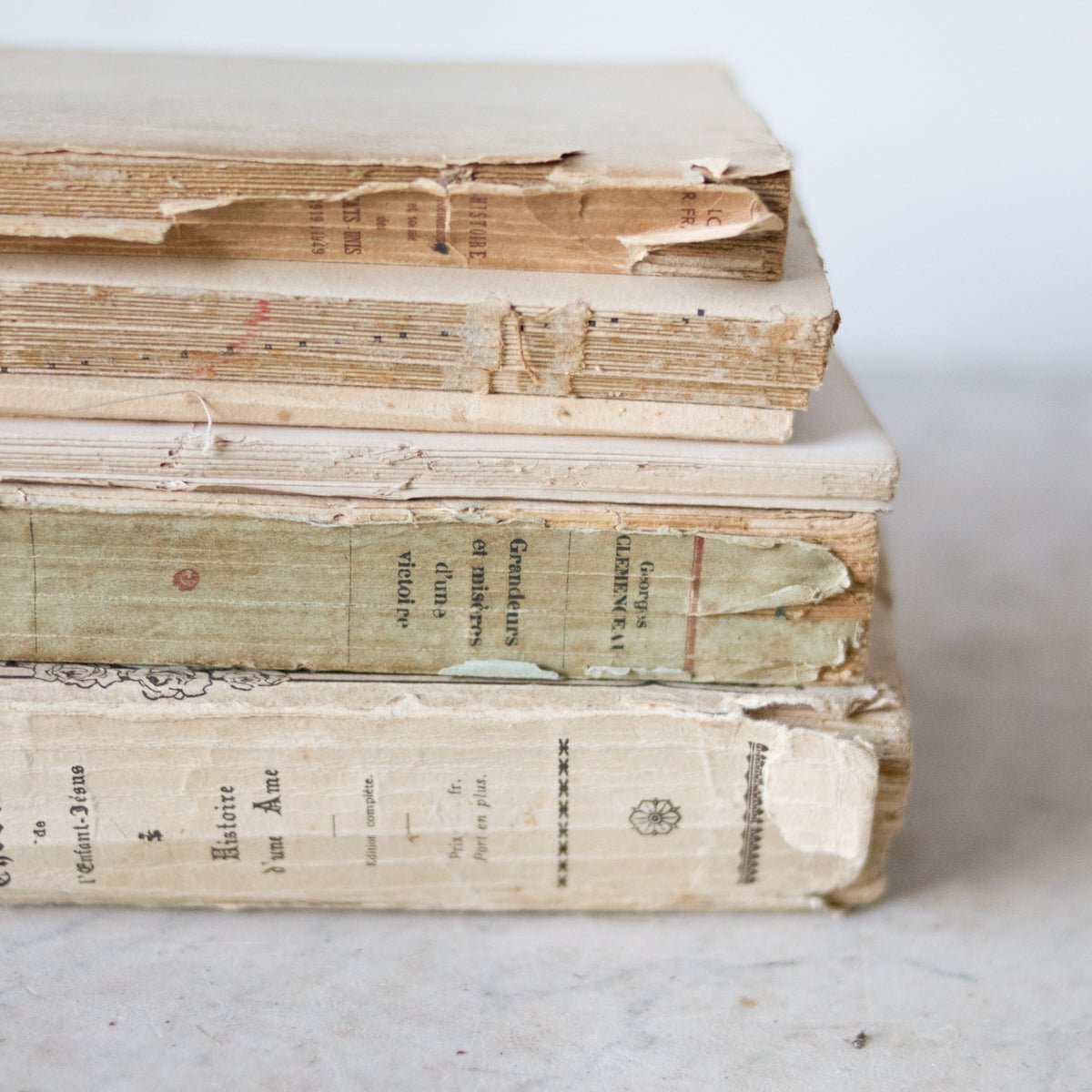 Perfectly Imperfect French Book Set of 4 - elsie green - decor