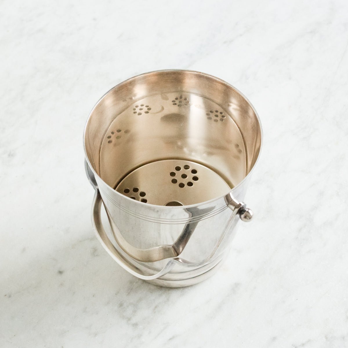 Petite Art Deco Ice Bucket With Strainer - elsie green - The French Kitchen
