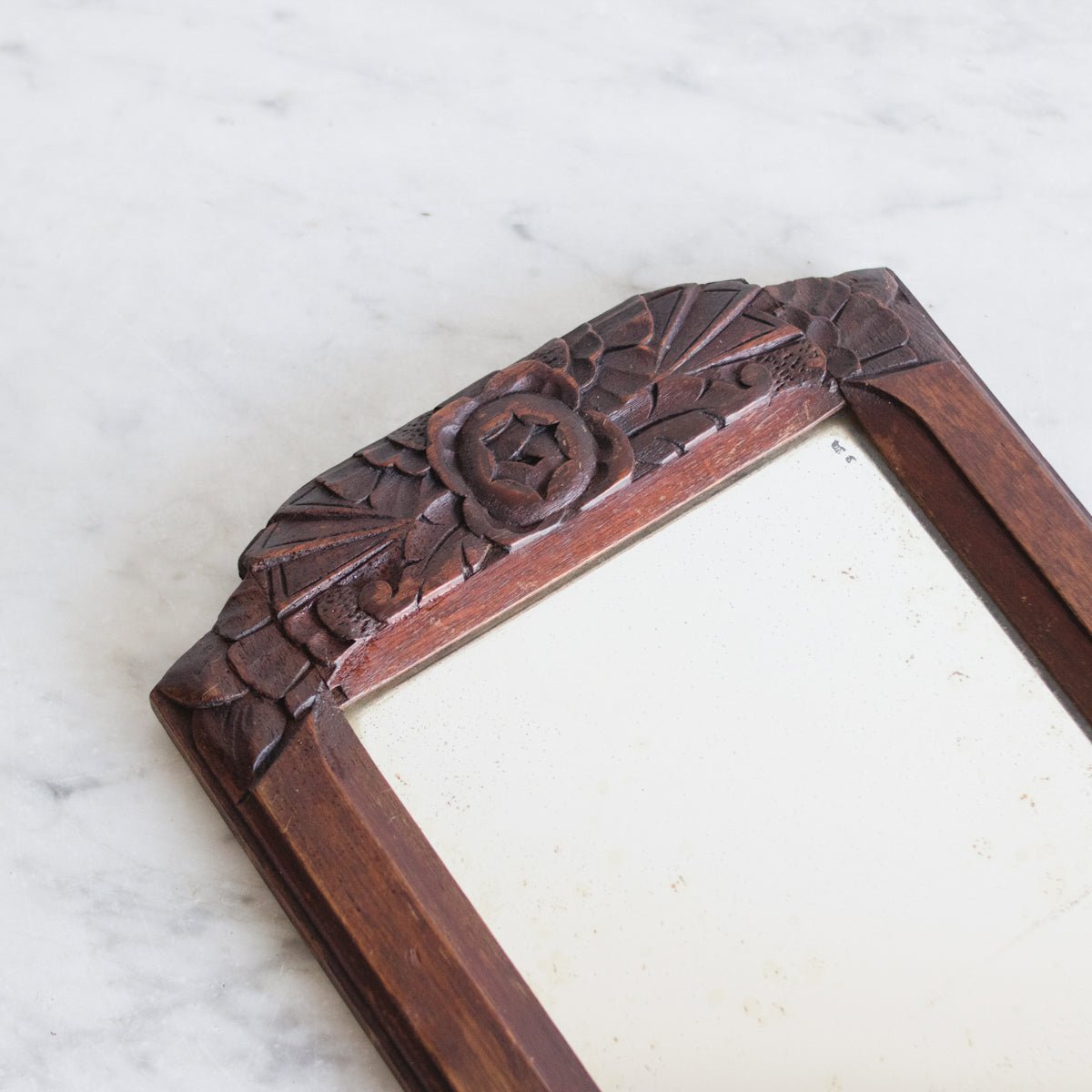 Petite Carved Mirror - elsie green - decor