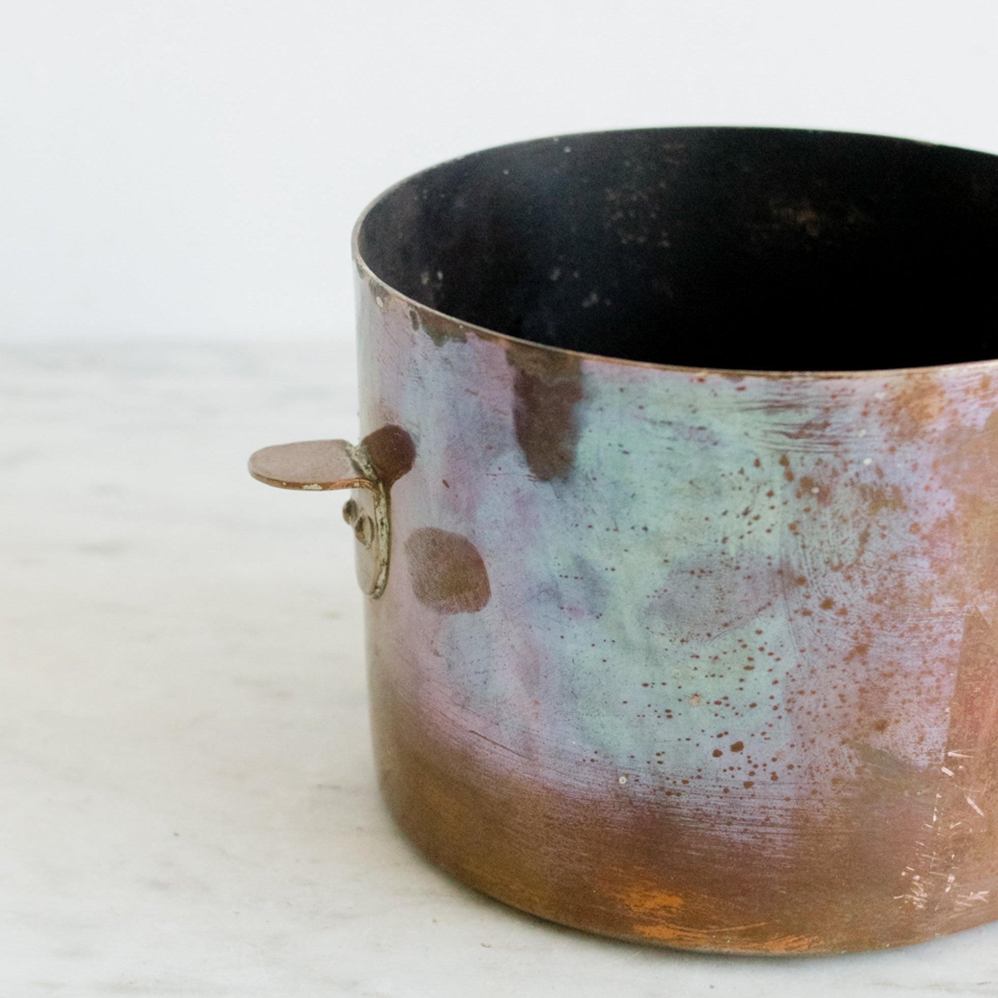 Petite Copper Charlotte Mold with Lid - elsie green - the french kitchen