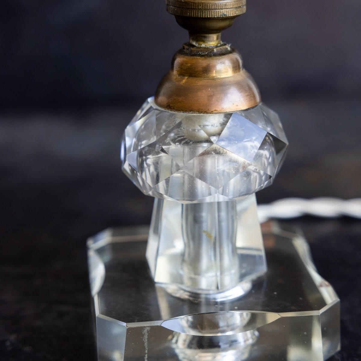 Petite Crystal Accent Lamp - elsie green - decor