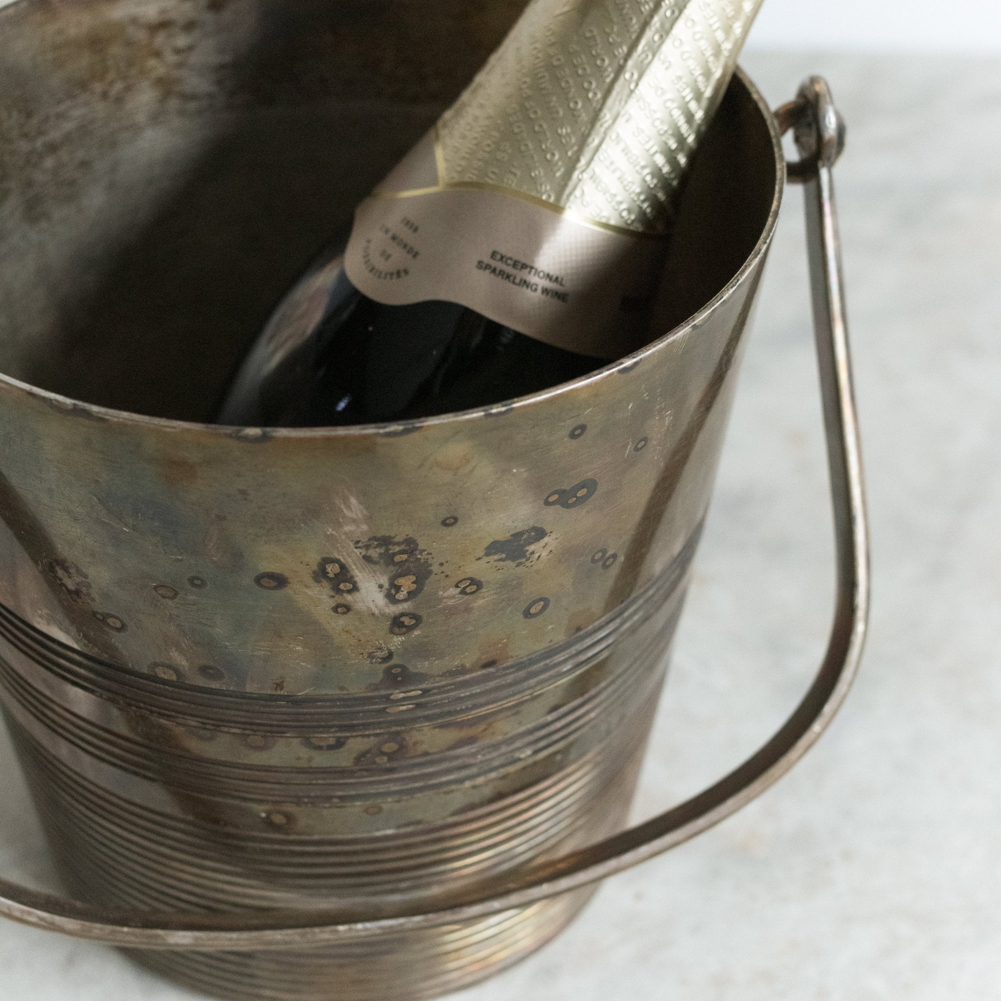 Petite Ercuis Silver Champagne Bucket - elsie green - The French Kitchen