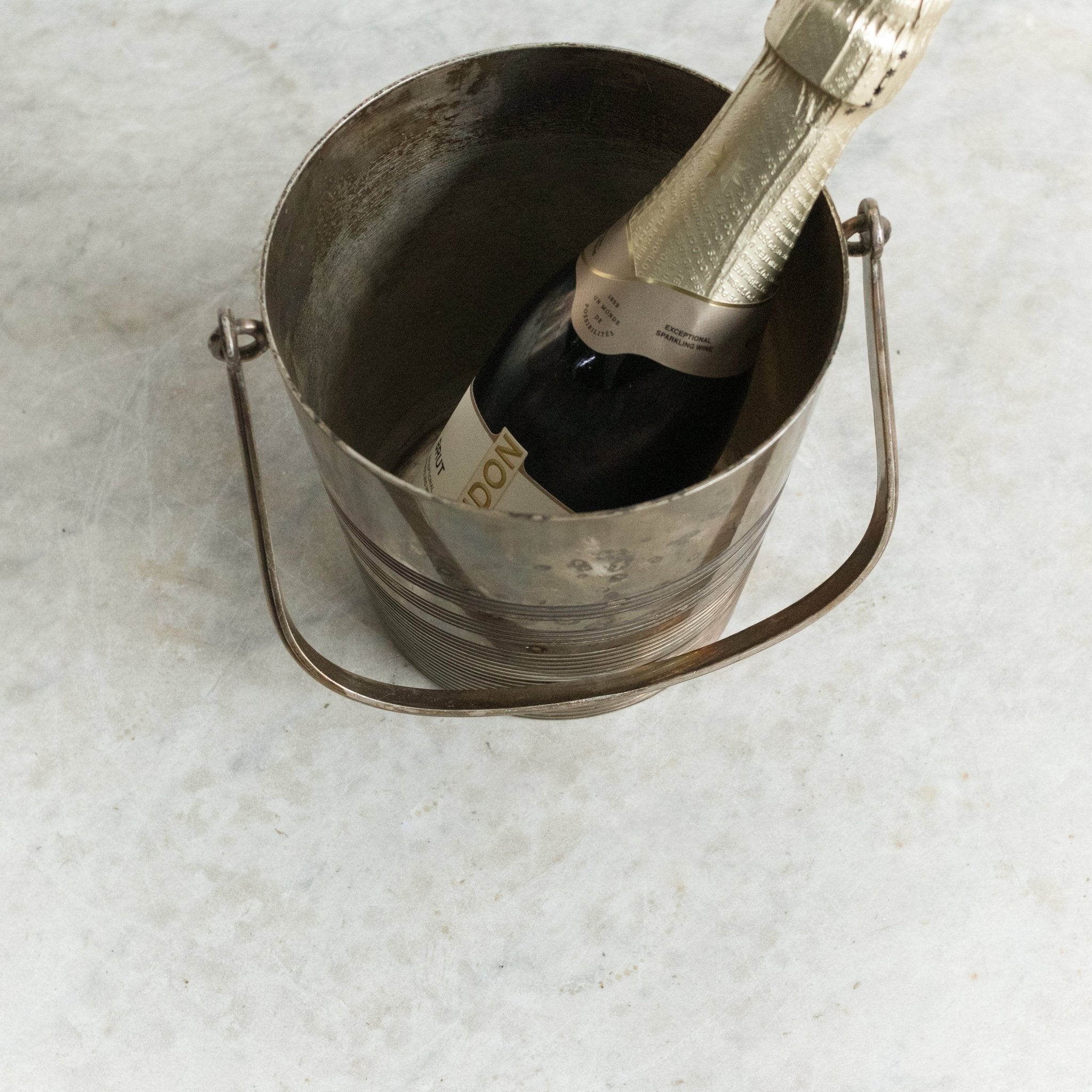 Petite Ercuis Silver Champagne Bucket - elsie green - The French Kitchen
