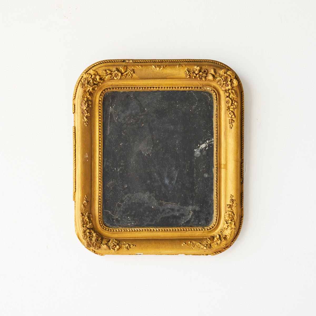 Petite Gilded Mirror | 14.75 x 16.5 - elsie green - decor