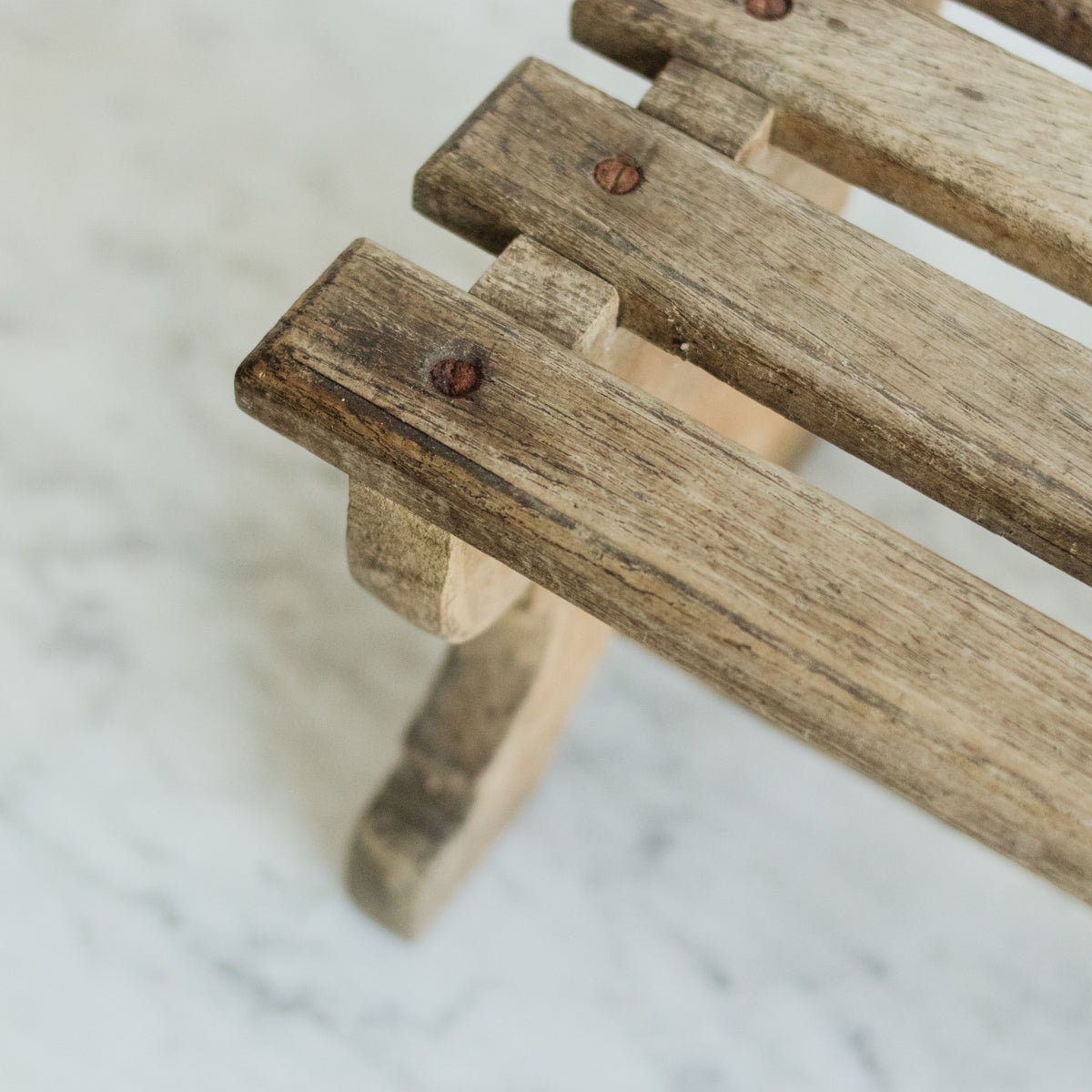 Petite Hand Made Monastery Stool - elsie green - furniture