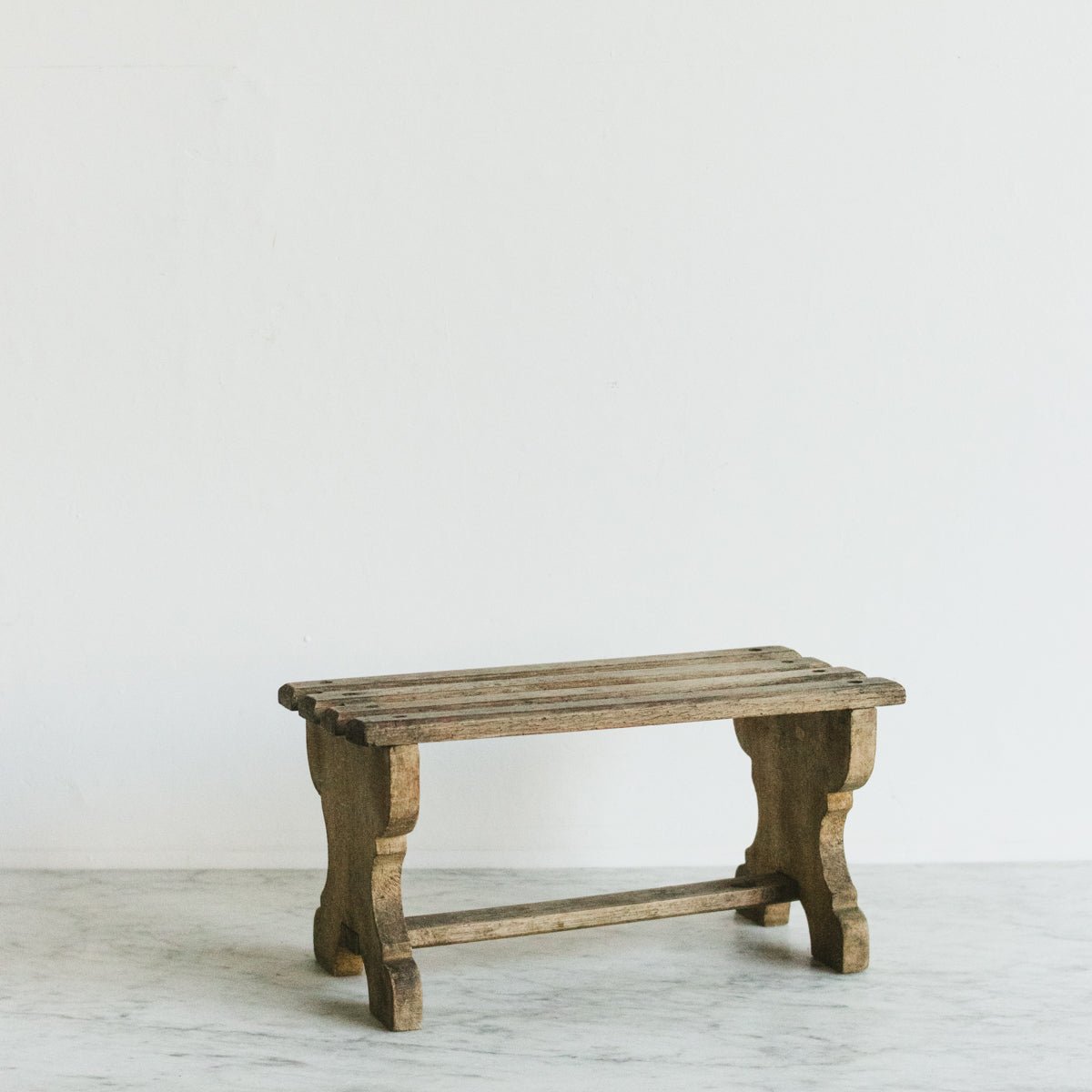 Petite Hand Made Monastery Stool - elsie green - furniture