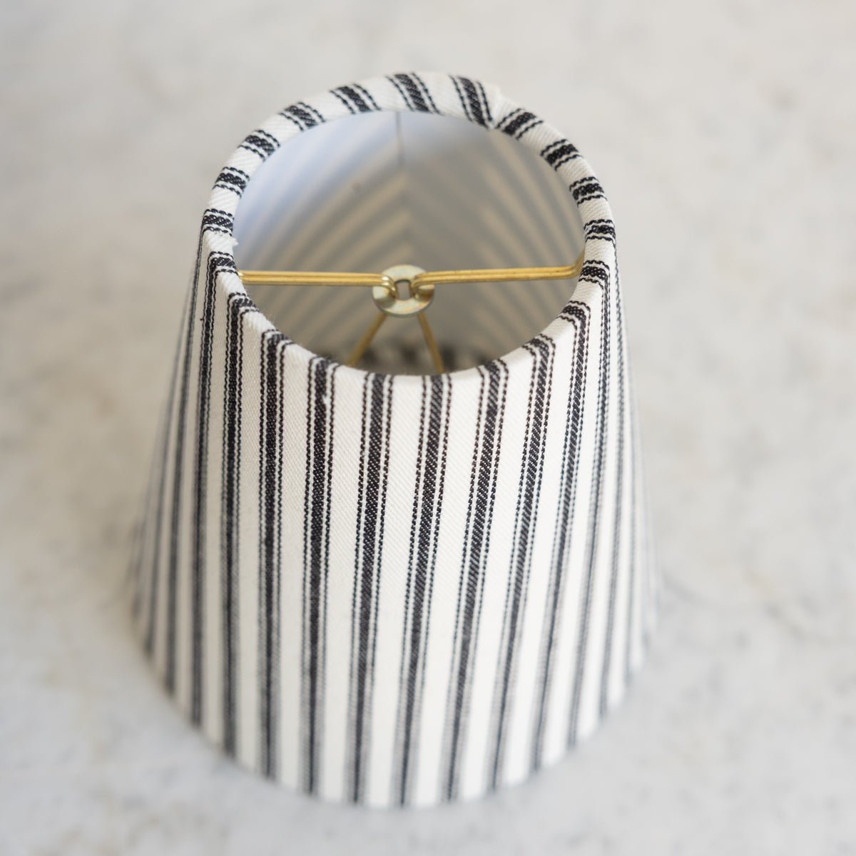 Petite Lampshade | Ticking Stripe - elsie green - decor