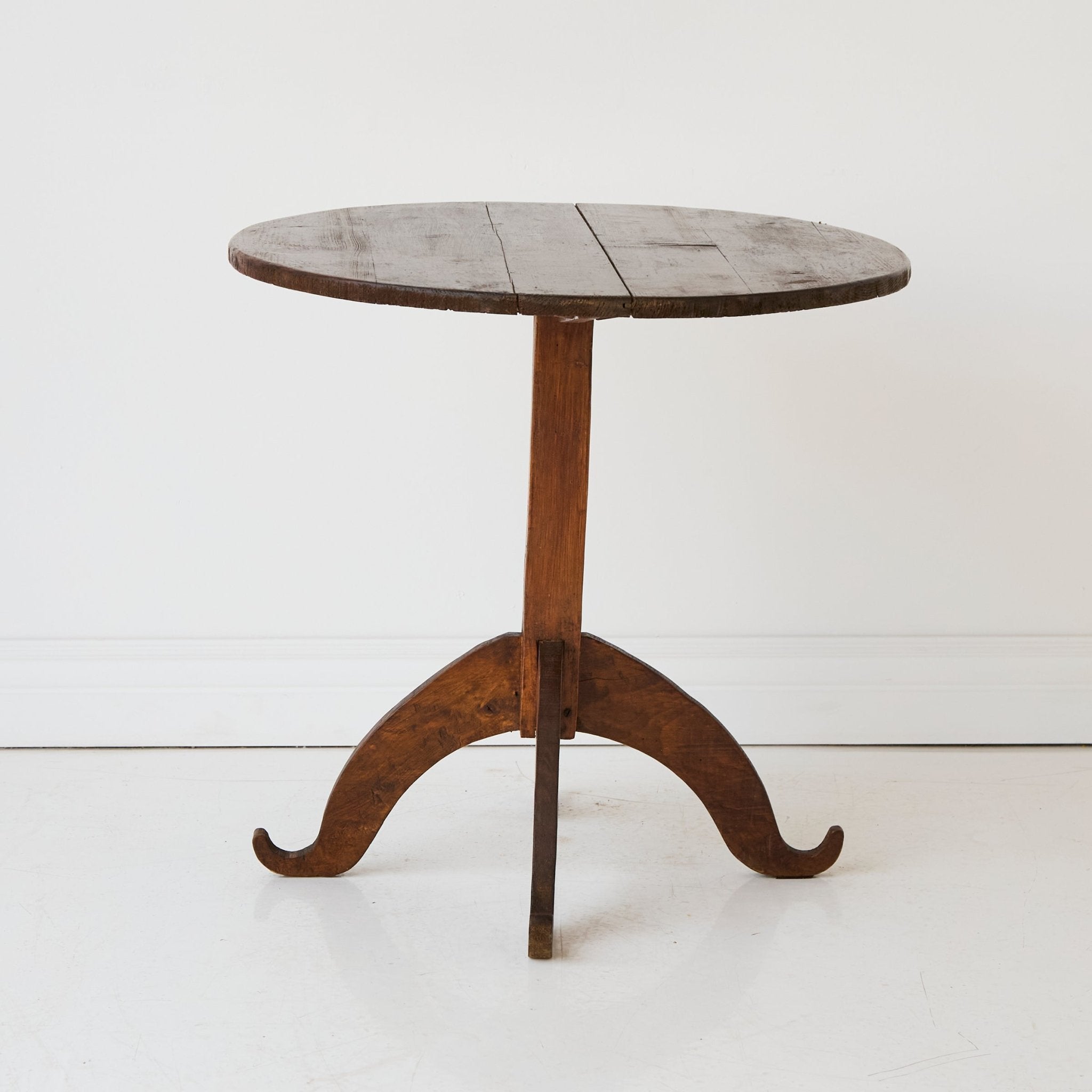 Petite Pedestal Side Table - elsie green - furniture