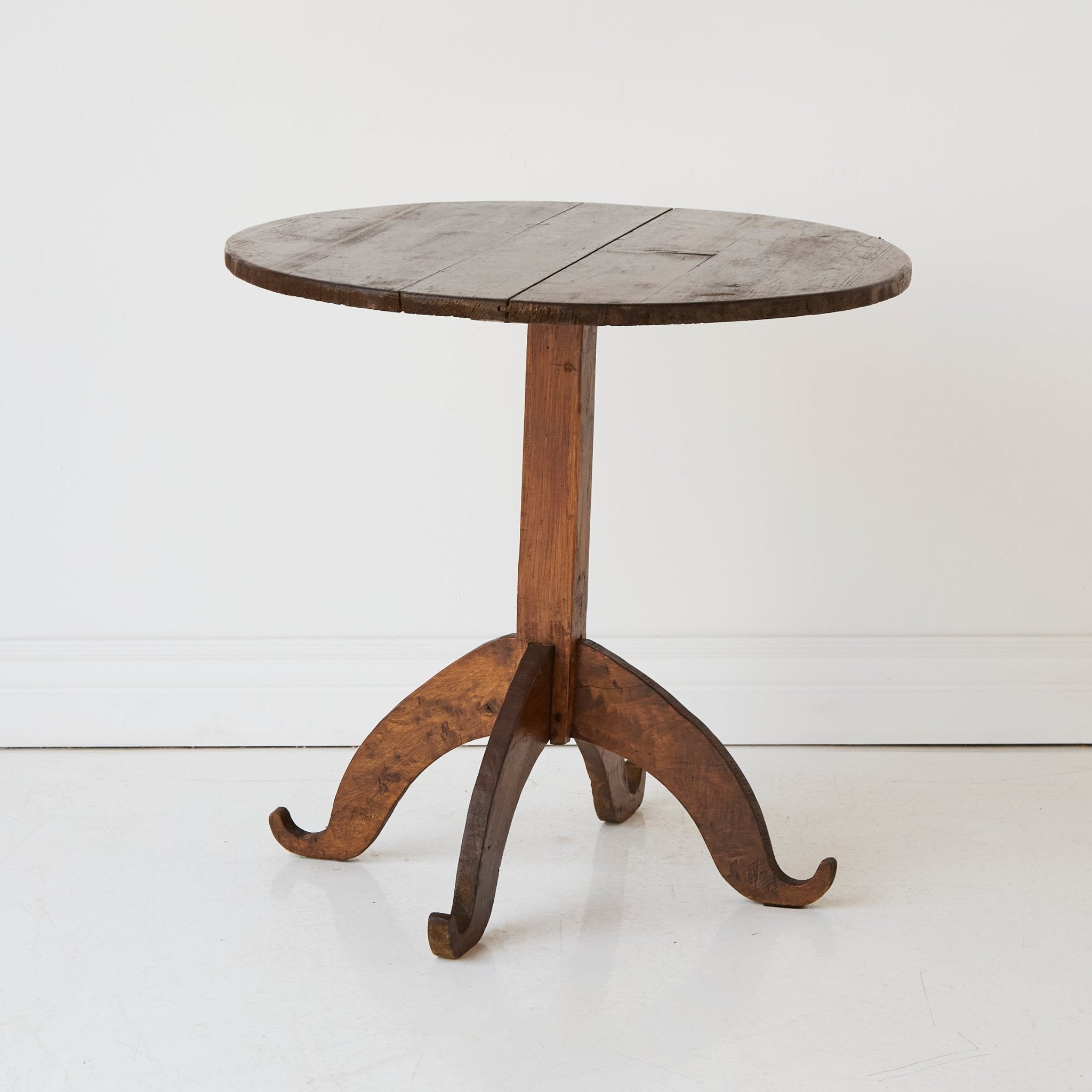 Petite Pedestal Side Table - elsie green - furniture