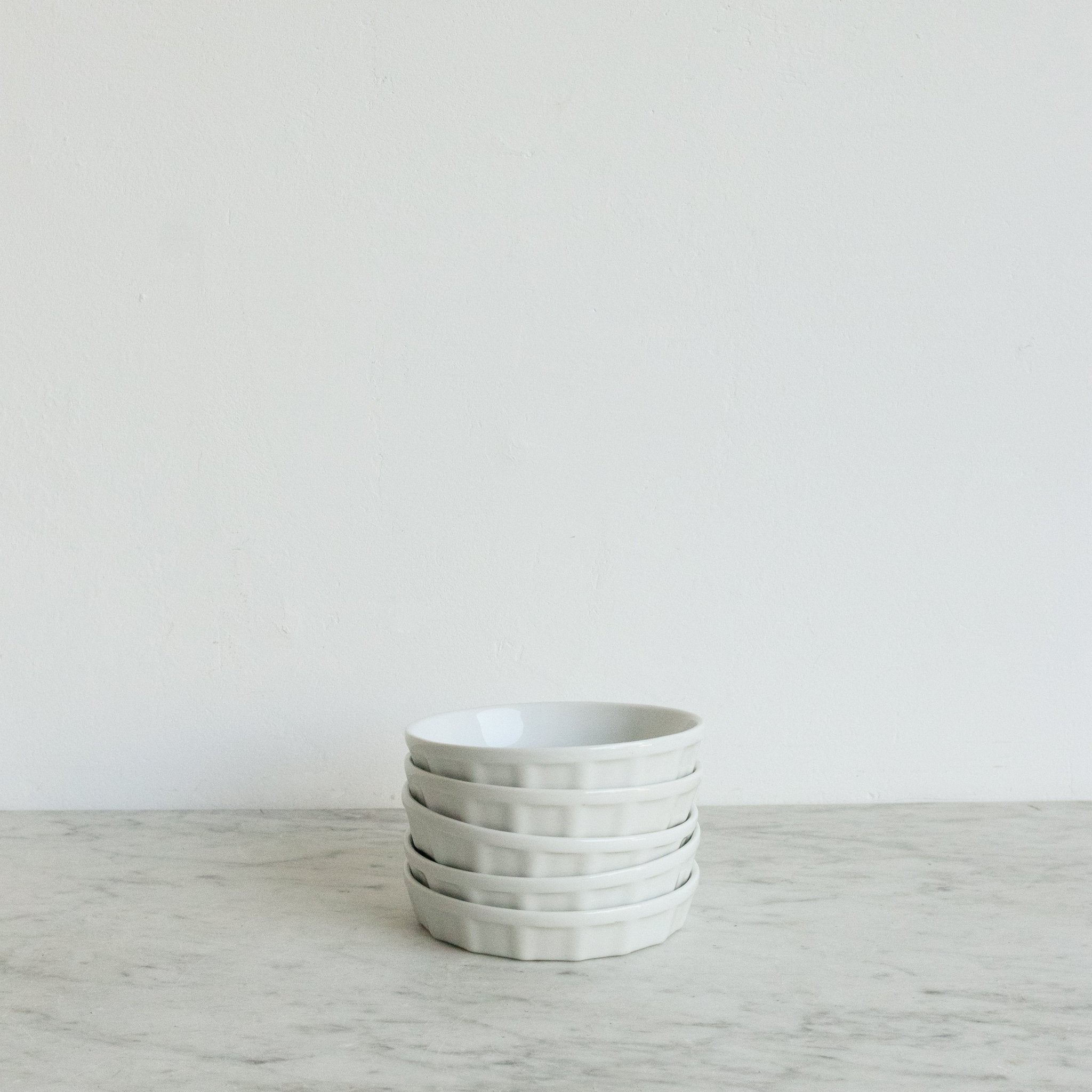 Petite Porcelain Tart Mold Set Of 5 - elsie green - The French Kitchen