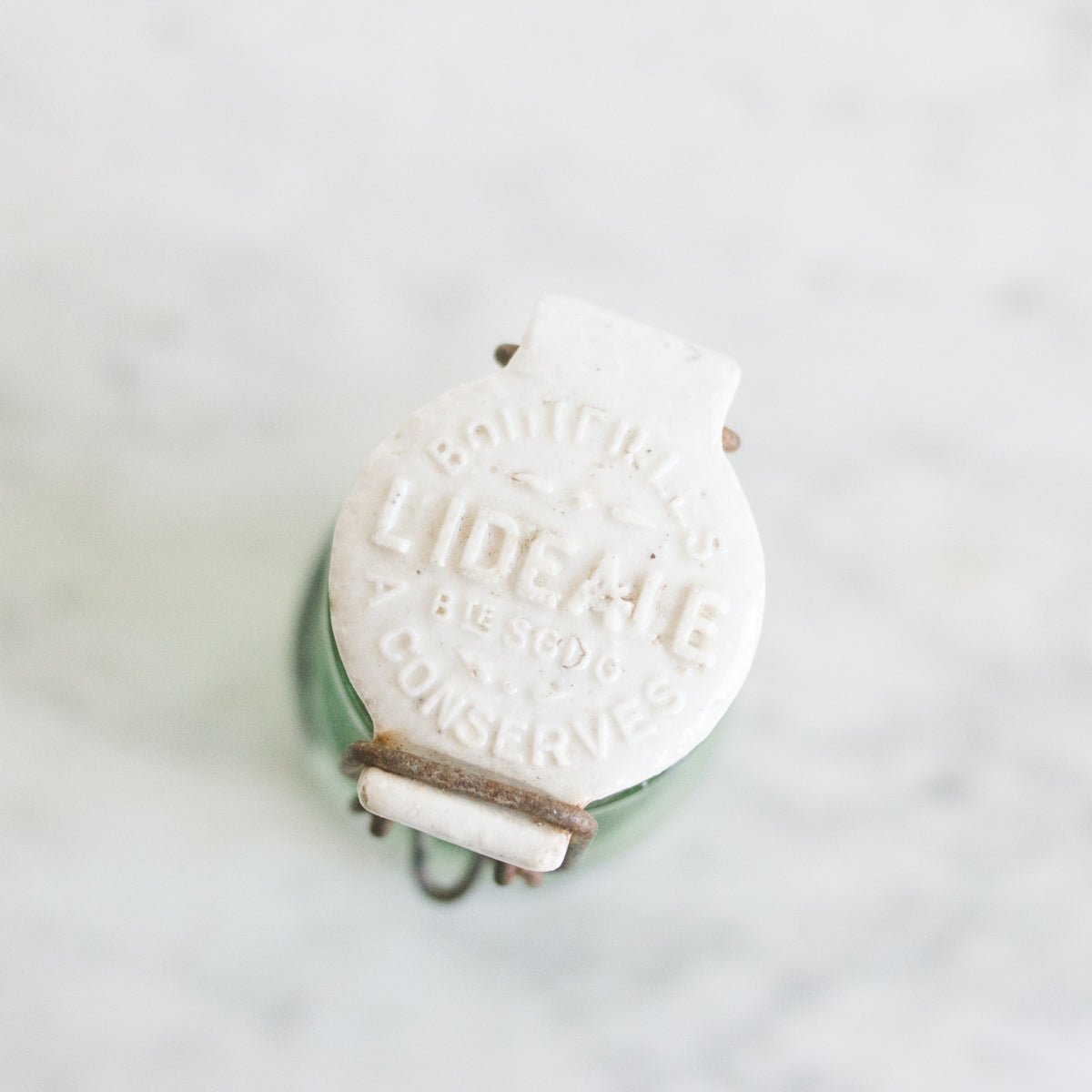 Petite Porcelain Top Canning Jar - elsie green - The French Kitchen