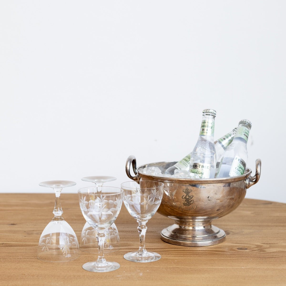 Petite Silver Champagne Bowl - elsie green - the french kitchen