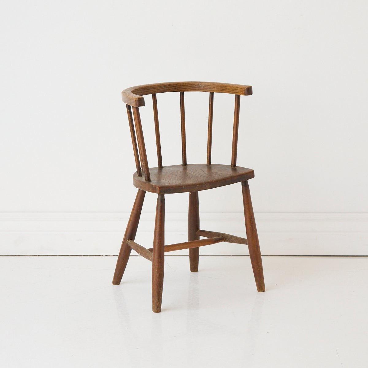 Petite Spindle Stool - elsie green - furniture