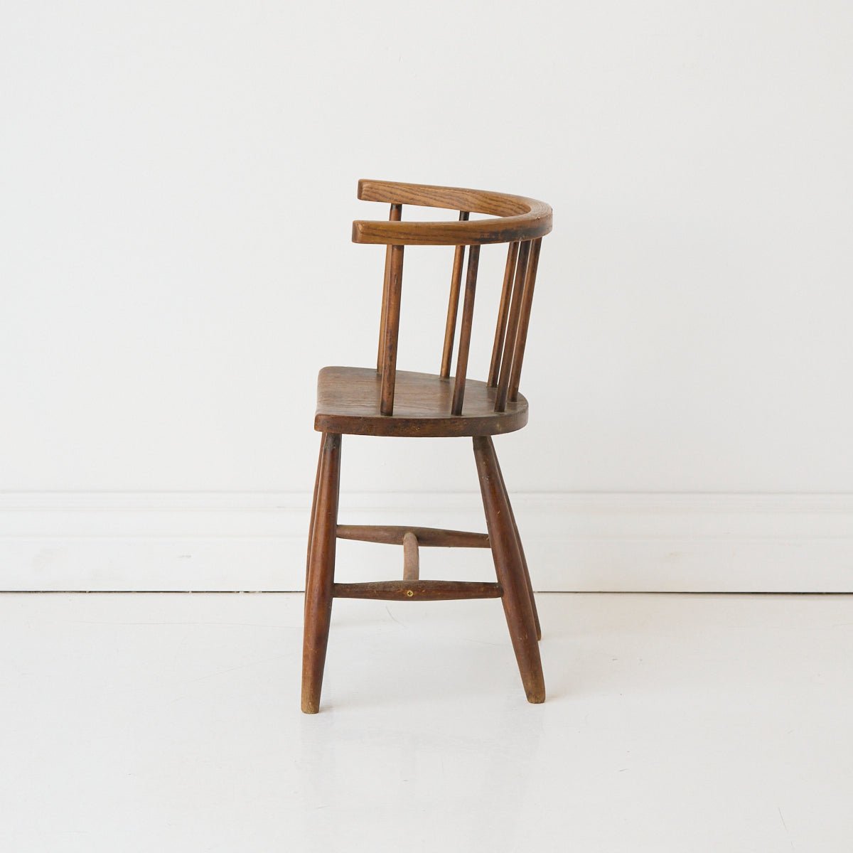 Petite Spindle Stool - elsie green - furniture
