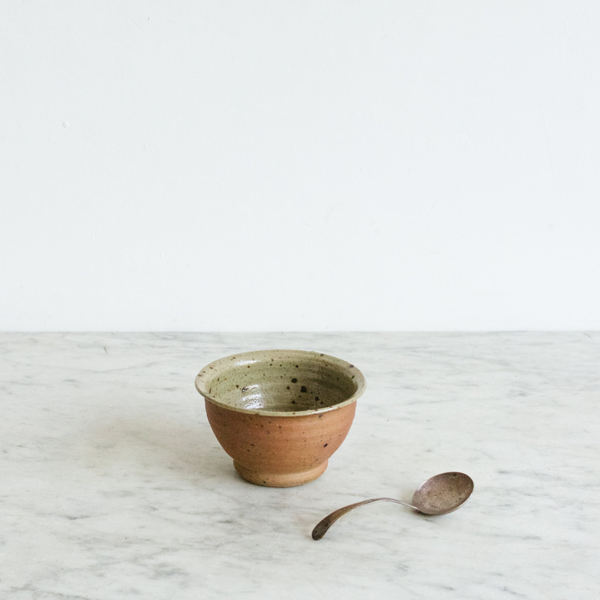 Petite Stoneware Bowl with Spoon - elsie green - the french kitchen