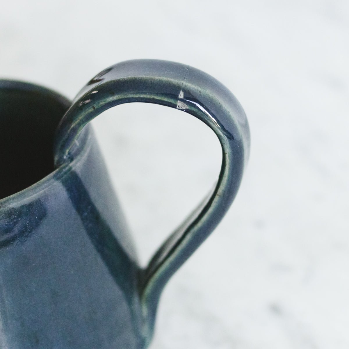 Petite Stoneware Pitcher | Signed by Artist - elsie green - the french kitchen