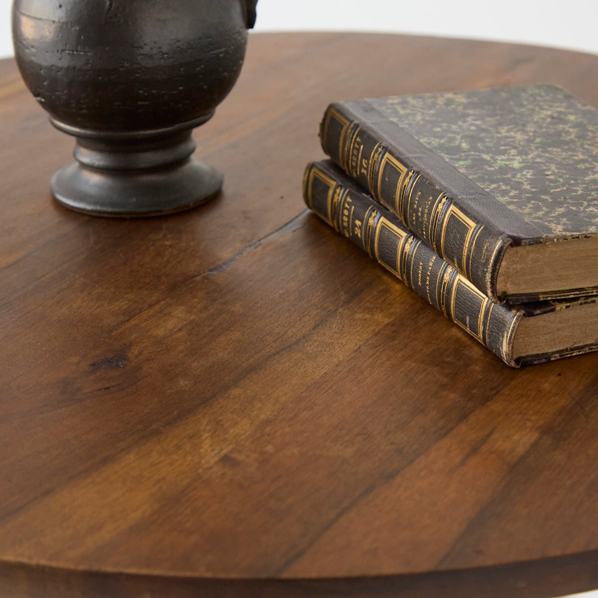 Petite Walnut Side Table - elsie green - furniture