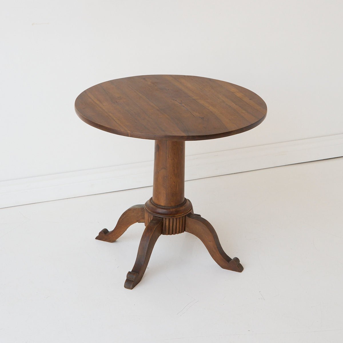 Petite Walnut Side Table - elsie green - furniture