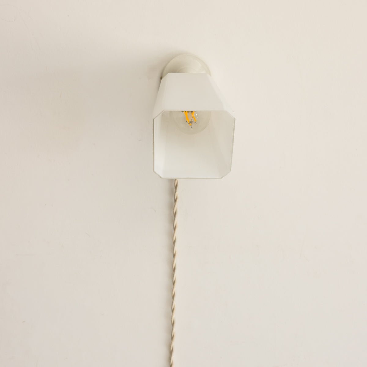 Porcelain and Milk Glass Sconce - elsie green - decor