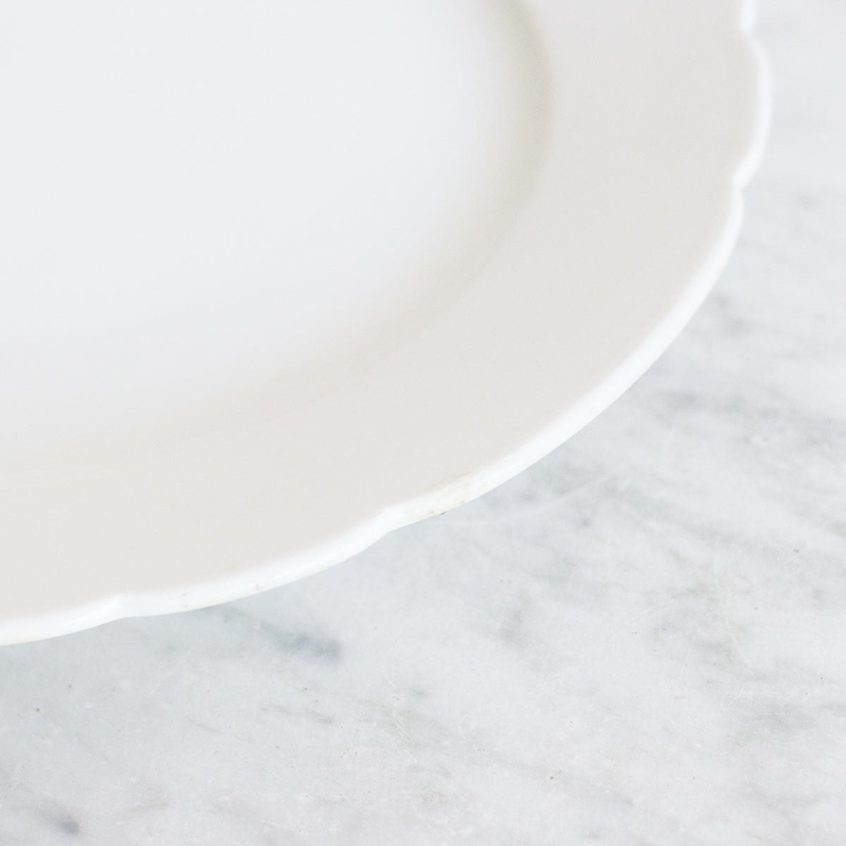 Porcelain Platter with Vintage Silver Serving Set - elsie green - The French Kitchen