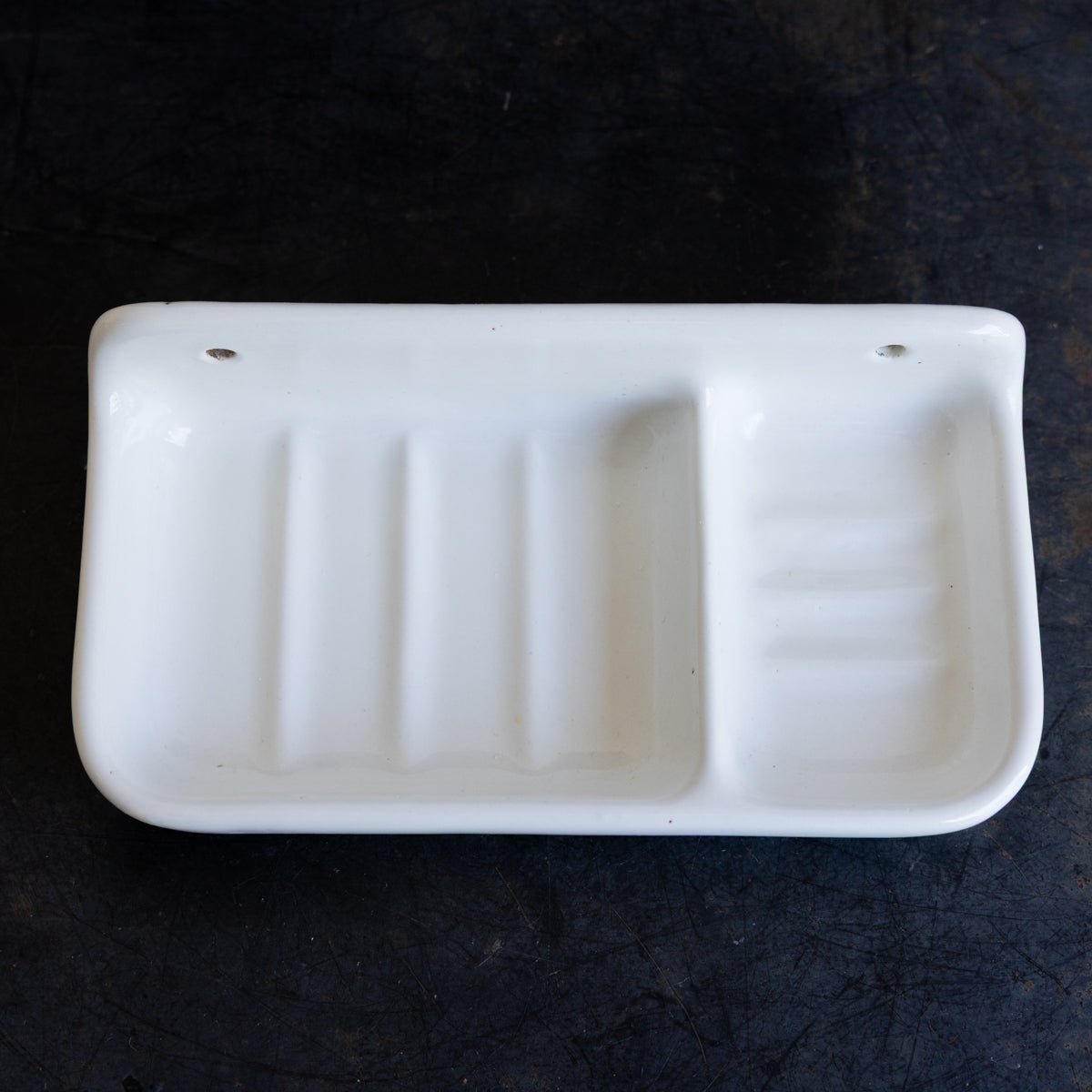 Porcelain Schoolhouse Soap Dish - elsie green - decor