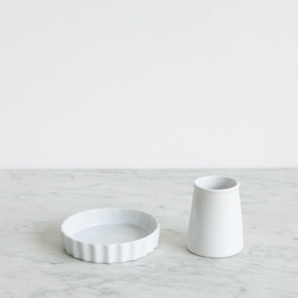 Porcelain Tumbler & Petite Tart Mold - elsie green - The French Kitchen