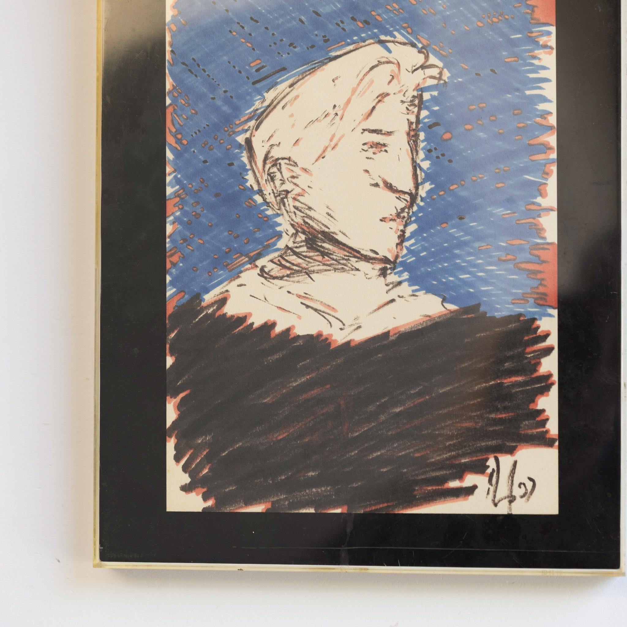 Portrait in Blue and Black - elsie green - art