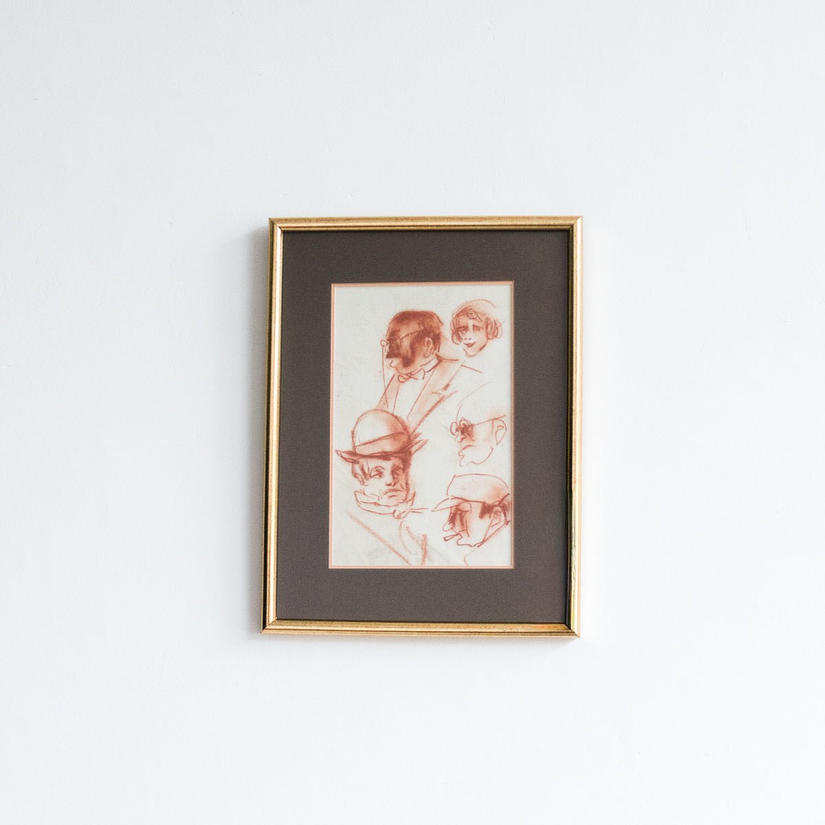 Portrait in Conte Crayon - elsie green - art