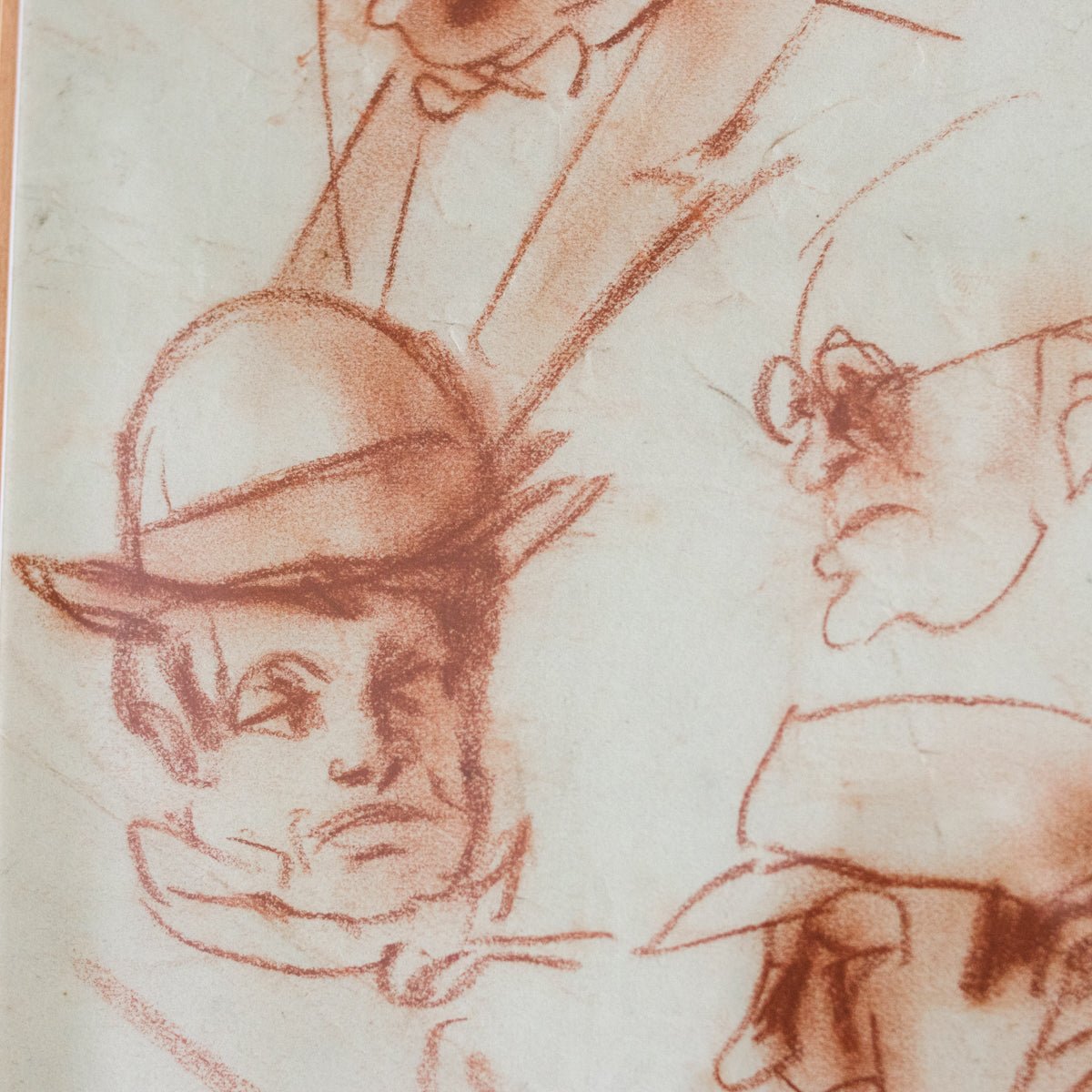 Portrait in Conte Crayon - elsie green - art