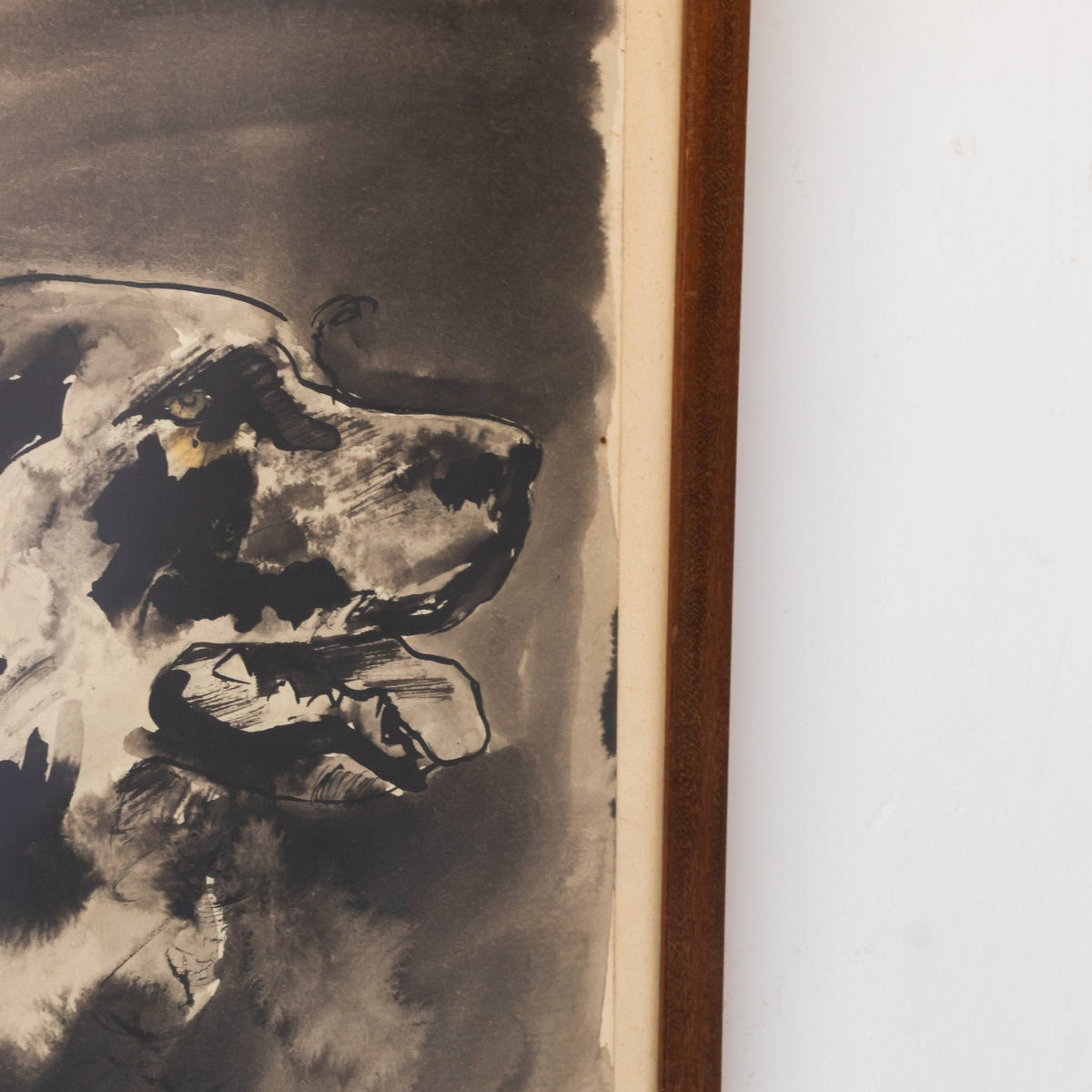 Portrait of Dog in Watercolor | Dated 1966 - elsie green - art