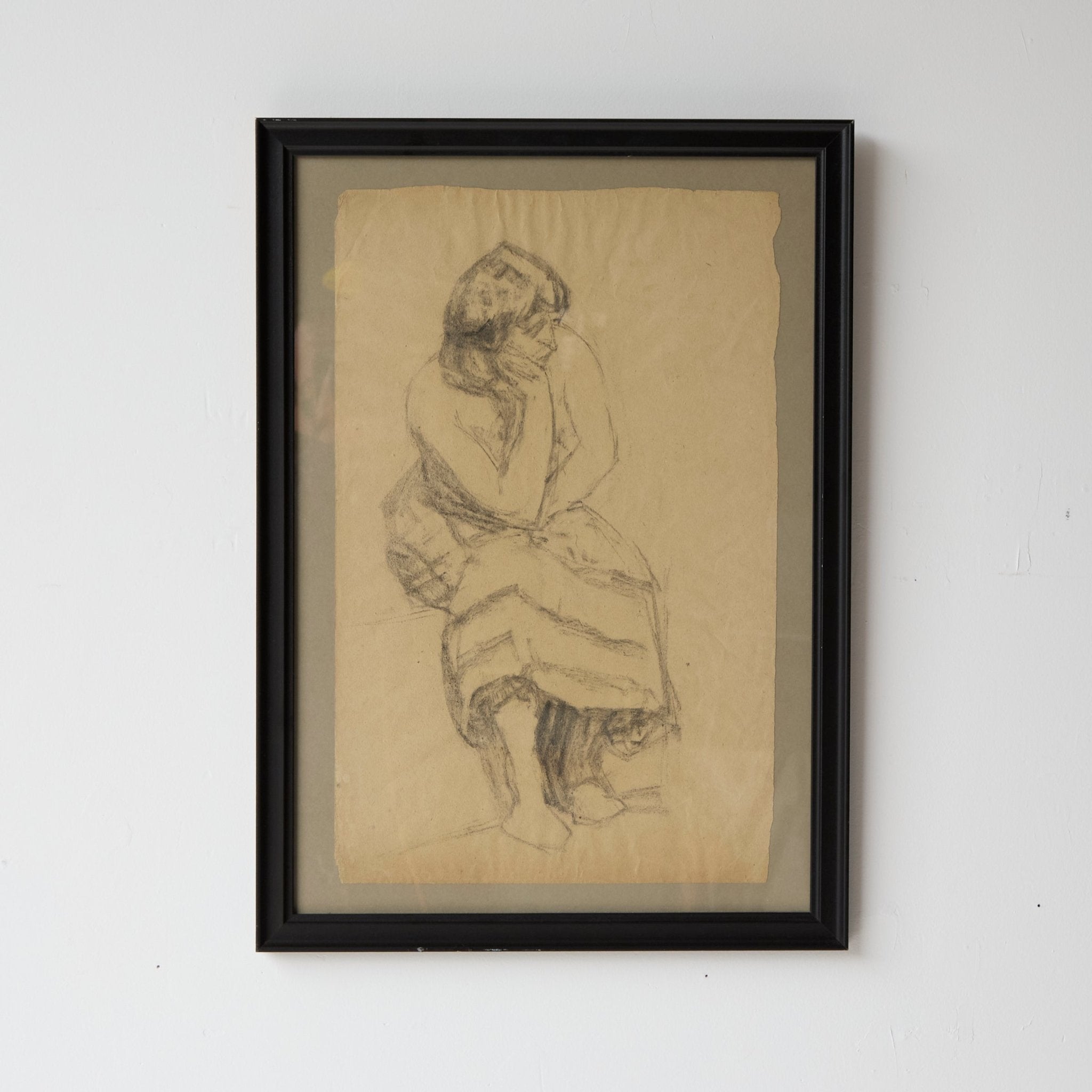 Portrait of Seated Woman - elsie green - art