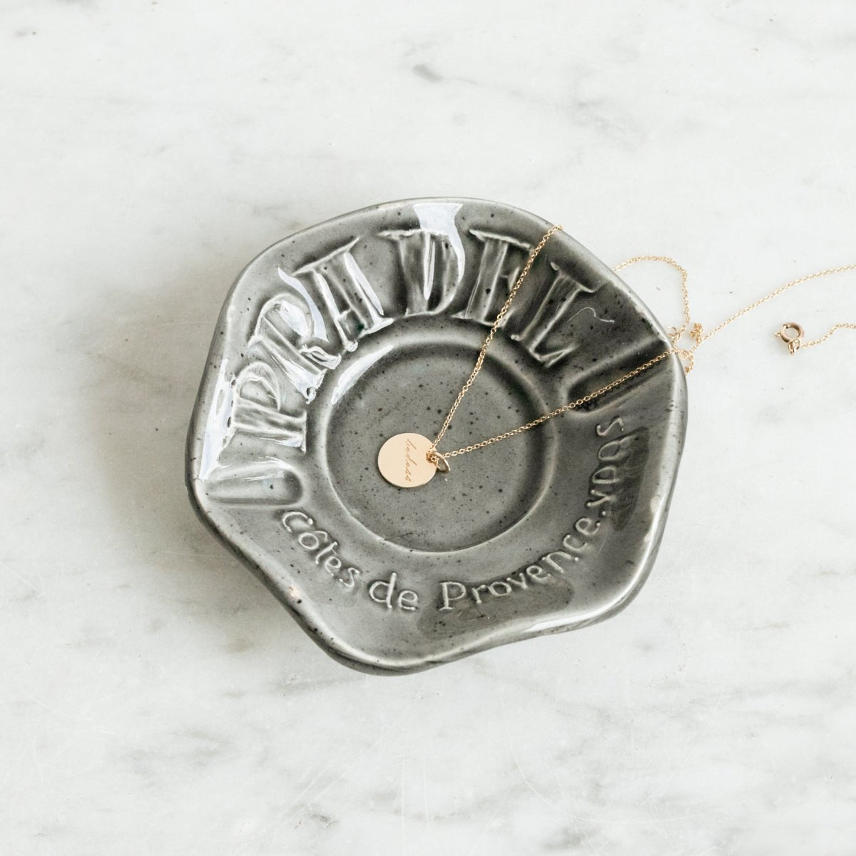 Pradel Ceramic Ashtray - elsie green - decor